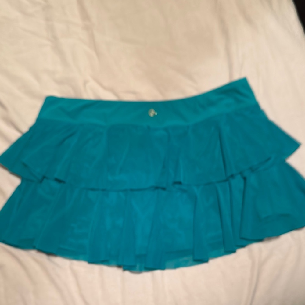 Bobbie  layered Cake skirt  Teal Ruffle Skirt